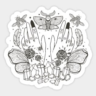 Mystic Hands Sticker